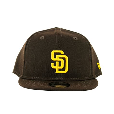 New Era 9fifty San Diego Padres Game My First Snapback Hat Burnt Wood
