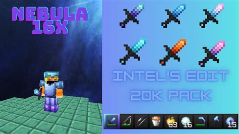 Nebula 16x Mcpe Intels Edit 20k Pack With Java Hit Particle Read