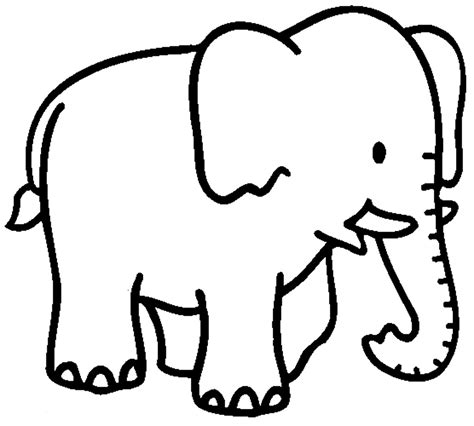 Met thema's zoals zomer, winter, lente, herfst, maar ook sinterklaas en kerst. Simple Elephant Drawing at GetDrawings | Free download