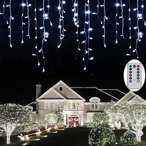 Corst 3m Icicle Curtain Light Battery Powered Outdoor Christmas Fairy