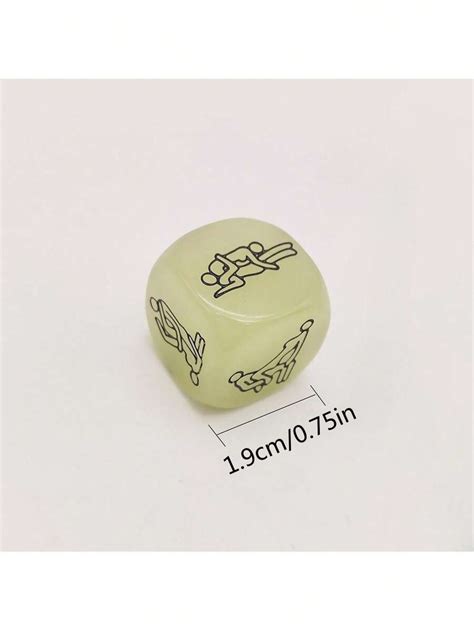 luminous fluorescence sex dice erotic craps toys love dices toys for adults games sex toys
