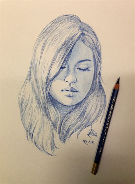 Side View Face Sketch at PaintingValley.com | Explore collection of