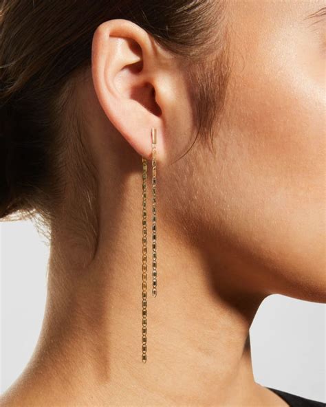 LANA JEWELRY Earrings Approx 4 L 14 Karat Yellow Gold For Pierced Ears