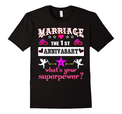 This big list of the best anniversary gifts is full of fresh finds. Anniversary Gift 1st 1 year Wedding Marriage T-Shirt-PL ...