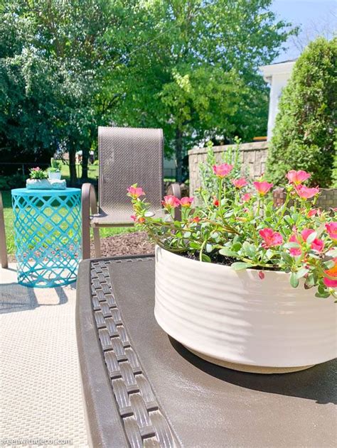 Easy Patio Updates For Summer Green With Decor