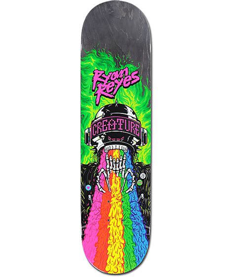 Creature Reyes Leather Rainbow 80 Skateboard Deck Zumiez