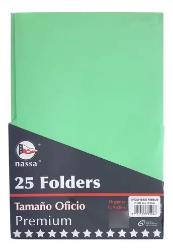 Folder Oficio Nassa Paquete Con 25 Piezas