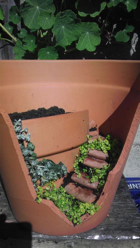 The Littlest Farm Side Project Broken Pot Garden