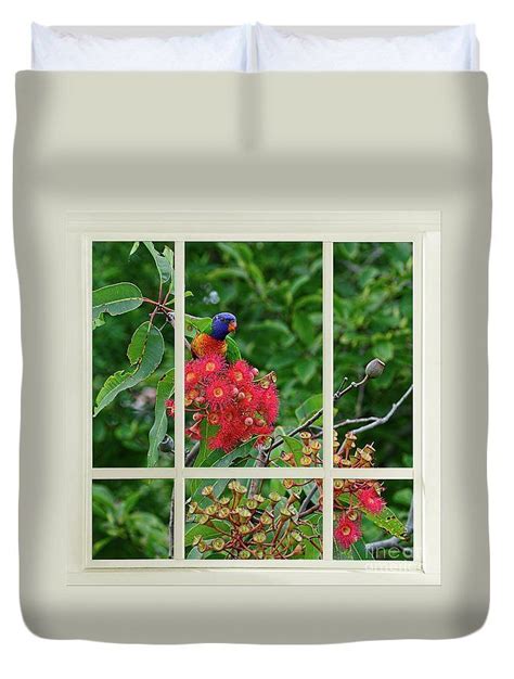 window of nature by kaye menner duvet cover by kaye menner matching wall art duvet covers