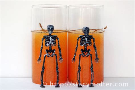 Diy Halloween Pillar Candle Holders Tip Junkie