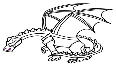 Top Minecraft Ender Dragon Coloring Pages For Children Coloring Pages