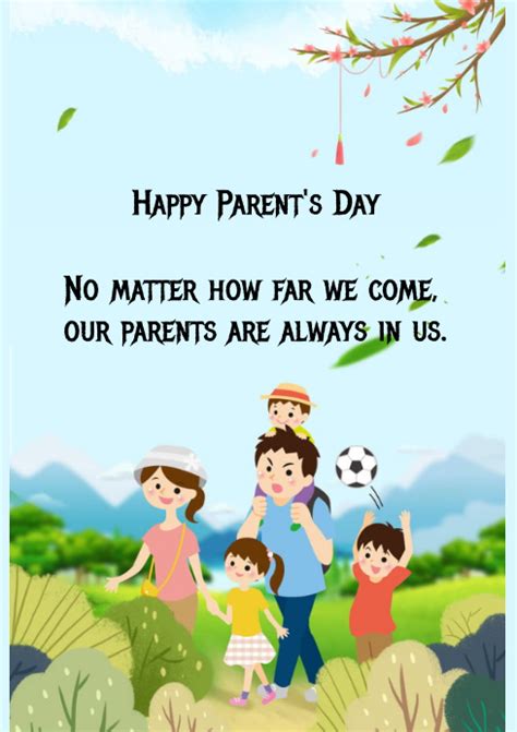 Parents Day Poster Template Postermywall