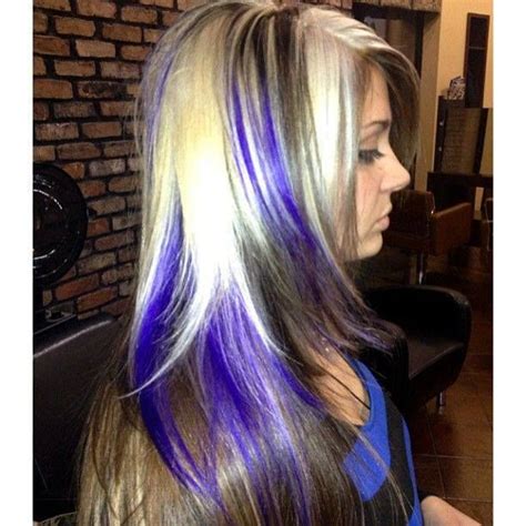 Best Pictures Blue Streaks Hair Top Blue Hair Streaks Ideas For Girls Sheideas