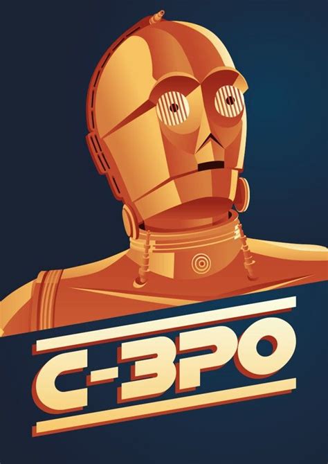 C 3po Poster Star Wars Illustration Star Wars Artwork Star Wars