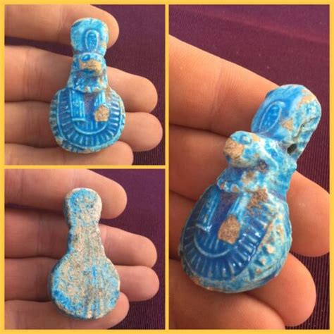 Rare Ancient Egyptian Pharaoh Amulet 300 Bc Antique Price Guide Details Page