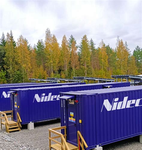 Almacenamiento de energía en batería BESS Nidec Industrial Solutions