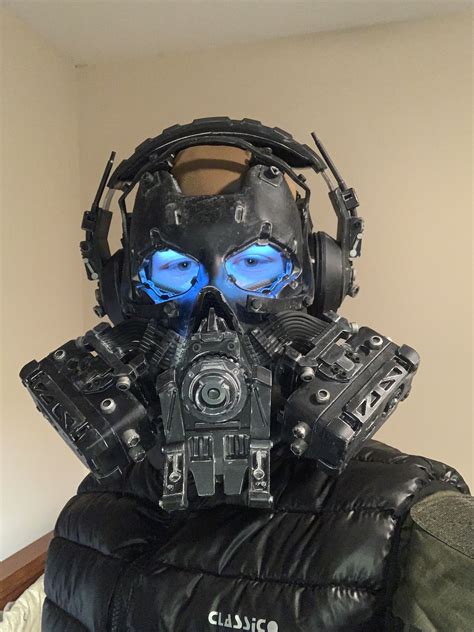 Wearable Military Gas Mask Cosplay Prop 3d Printed Kit Etsy