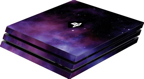 Software Pyramide Ps4 Pro Skin Galaxy Violet Cover Ps4 Pro