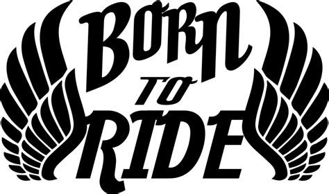 Born To Ride Motorcycle Stickers Tenstickers