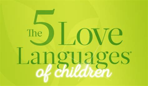 5 Love Languages Of Children St Johns Lutheran Church Of Orange