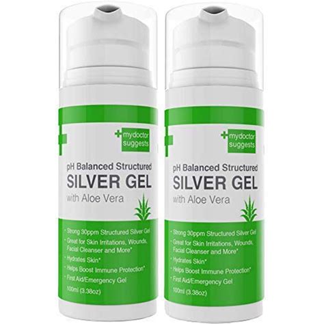 First Aid Silver Gel Ph Balanced Silver Gel With Aloe Vera Strong