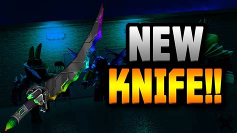 Brand New Rainbow Shock Unobtainable Knife Update Roblox Mmx