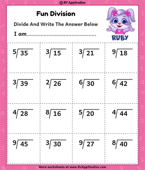 Division Free Printable Worksheets Worksheetfun Grade 2