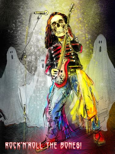 Share on the web, facebook, pinterest, twitter, and blogs. Rock N Roll The Bones. Free Spine Chilling Fun eCards ...