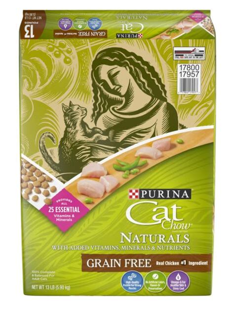 This page contains affiliate links. 13-lb Purina Cat Chow Grain Free Natural Dry Cat Food ...