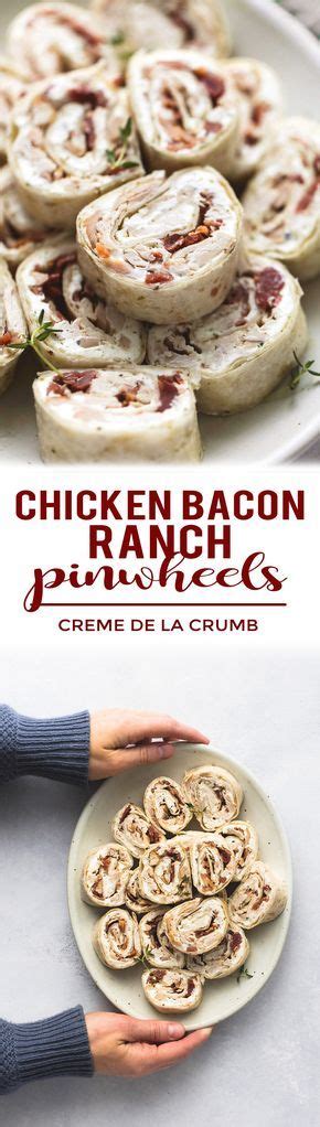 These Easy 5 Ingredient Chicken Bacon Ranch Pinwheels Are A Tasty No