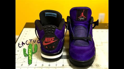 Local pickup (5951 miles away). Custom Purple Friends and Family Cactus Jack 4s! (How to ...