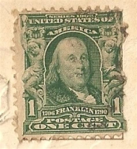 Most Expensive Stamps In The World Weird Franklin Stamp Perfs On 1906