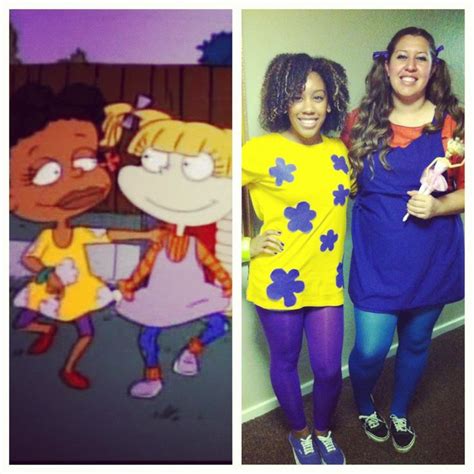 Angelica And Susie Rugrats Costume Idea For Halloween Cute Halloween Costumes Easy Halloween