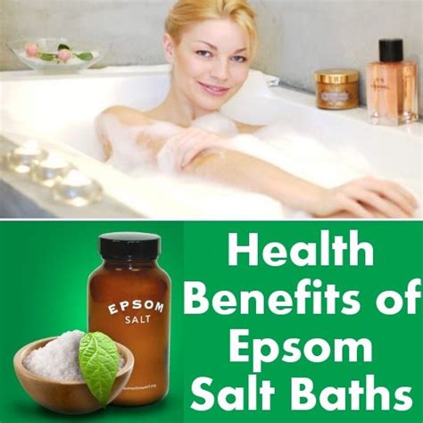 Health Benefits Of Epsom Salt Baths Epsom Salt Benefits Epsom Salt