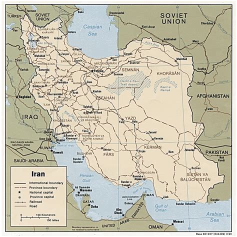 Map Of Iran With Cities World Image