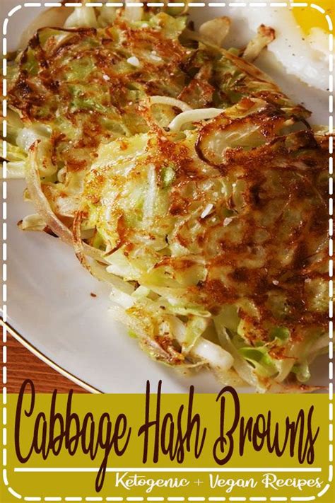 Add cheddar cheese, egg, bacon bits, chives, salt, pepper, and cayenne. Cabbage Hash Browns | Recipes, Healthy recipes, Food ...