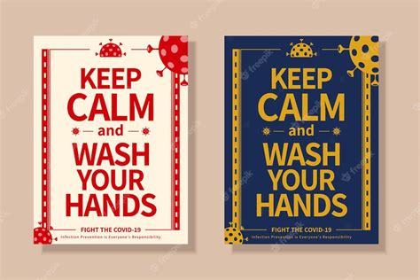Premium Vector Keep Calm And Wash Your Hands