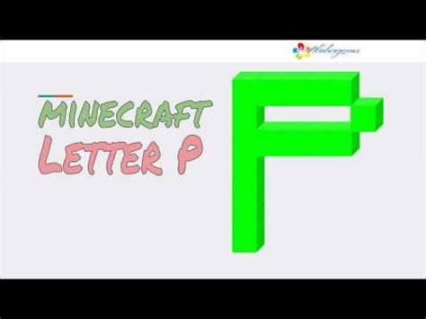 We have many free minecraft fonts that you can download. Minecraft Font DYI Letter P | Minecraft font, Letter p ...