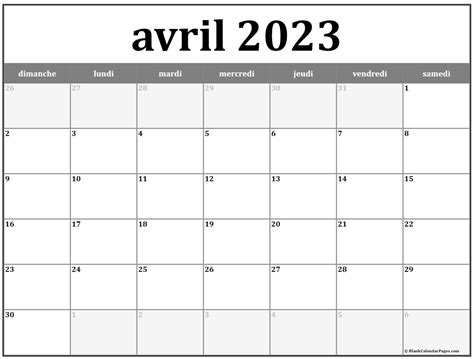 Calendrier Semaine 2023 Avril Get Calendrier 2023 Update Rezfoods