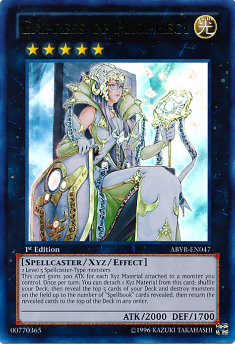 This sample space is simple to understand, but yet can be utilized more complicated probability problems require knowledge about a deck of cards as well. Empress of Prophecy | Yugioh Philosophy