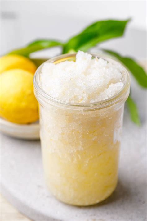 How To Make Homemade Lemon Zest Sugar Scrub Try This Miss Wish