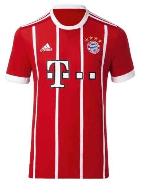 Adidas Fc Bayern München Trikot 201718 Heim Telekom T Com Rot Herren S