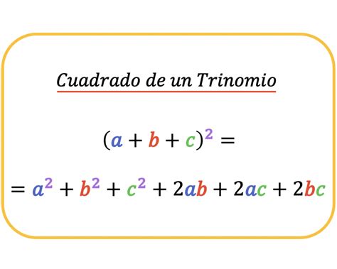 Todo Sobre El Trinomio Qué Es Tipos Fórmulas Ejemplos