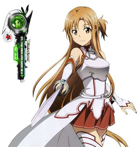 Sword Art Online Asuna Kakoiii Sword HD Render ORS Anime Renders