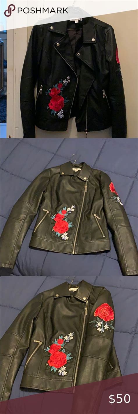🌹red Roses Leather Jacket🌹 Jackets Leather Jacket Red Roses