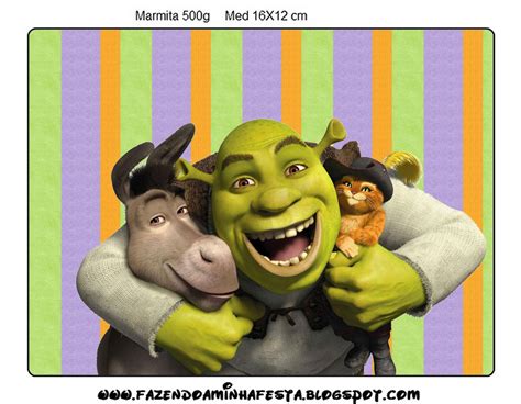 Imprimibles De Shrek 4 Ideas Y Material Gratis Para Fiestas Y