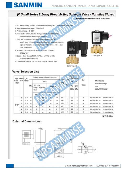 Sudut positif dan sudut negatif. Profesional P2 Kecil Kuningan Solenoid Valve 3/8 ...