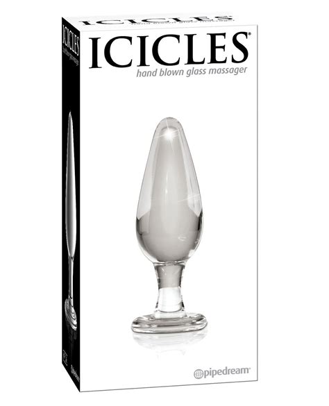 Icicles No 26 Hand Blown Glass Clear By Pipedream Products Cupids