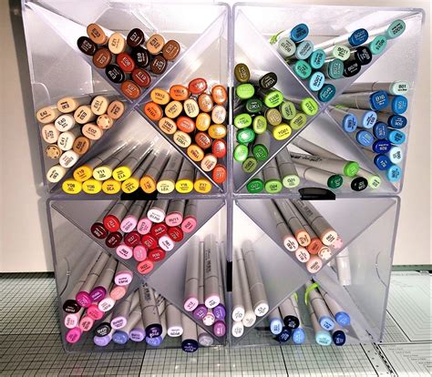 Copics Hex Chart Swatch Colour Combos Storage — Angela Brennan