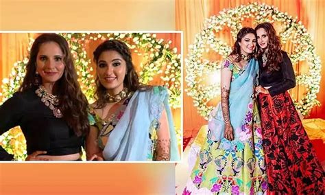 Sania Mirzas Sister Anamsmehendi Ceremony Inside Pics Are A Big Hit